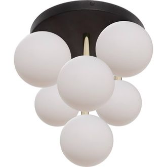 Netlighting Ali Cluster Globe Ceiling Light Black Gold x G9