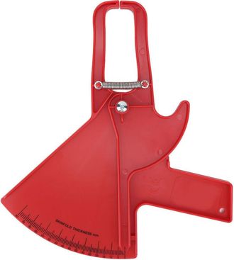 OEM Pinza Profesional Para Medir La Grasa Corporal Con Doble Resorte - Cinta M&eacute;trica Corporal Zfc09 Roja