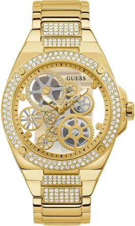 Guess Big Reveal horloge - Heren - Horloges - Geel - ONE Size - Accessoires