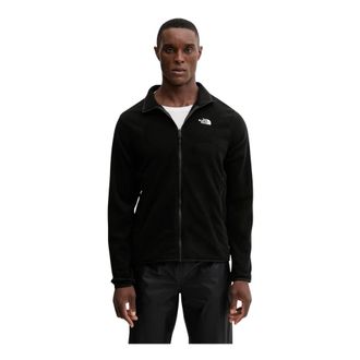 The North Face Glacier Full-Zip Fleece Jacket - Heren - Fleece jassen - Zwart - M - Polyester - Fitness