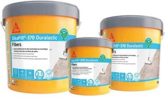Sika Lote De 5 Unidades Sikafill 370 Fibers Rojo Teja 1 Kg Sika