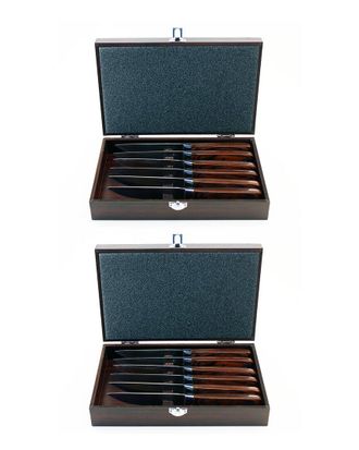 Berghoff Berghoff Pakka 14Pc Steak Knife Set With 2 Cases