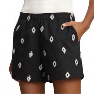 Velvet Womens Daphne Shorts In Black & White