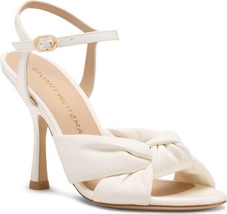 Stuart Weitzman Soplaya Sandal 100 in Cream. at Nordstrom, Size 8.5