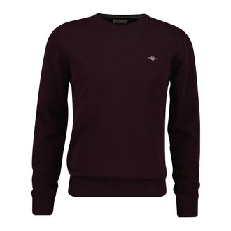 GANT Jersey de punto con cuello redondo - Knitwear - Hombre - Rojo - 3XL