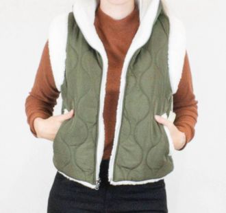 Thread & Supply Dani Reversible Vest In Multi Color