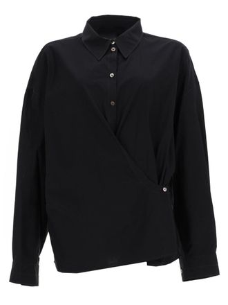 Christophe Lemaire Hemd Straight Collar Twisted