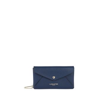 Lancaster Sierra Pm Crossbody Tas - Dames - Tassen - Blauw - Maat: ONE Size Leer