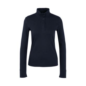 Marc Cain Dames, Tops, Blauw, Maat: XS Katoen