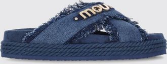Mou Sandalo in denim di cotone