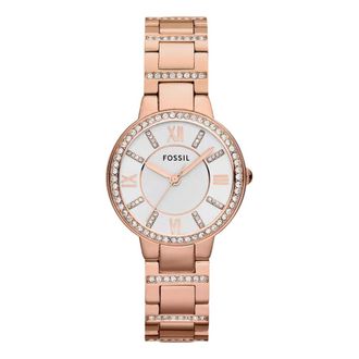 Fossil Virginia Es 3284 - Dames - Horloges - Roze - ONE Size - Accessoires
