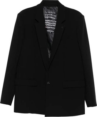 Patrizia Pepe Giacca monopetto reversibile (IM)PERFECTION - Nero