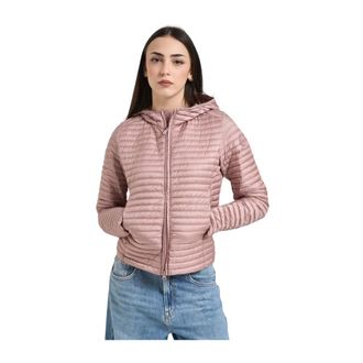 Colmar Winter Jackets, female, Pink, Size: XS Quilted Hooded Jacket