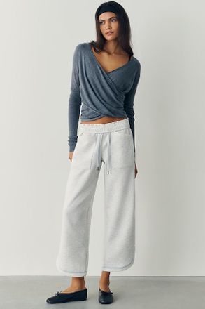 Bernardo Wide-Leg Track Pants