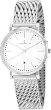 Christian Van Sant Womens Paradigm Silver Round 32mm