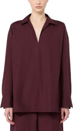 Max Mara Mujer, Blusas y Camisas, Rojo, Talla: S