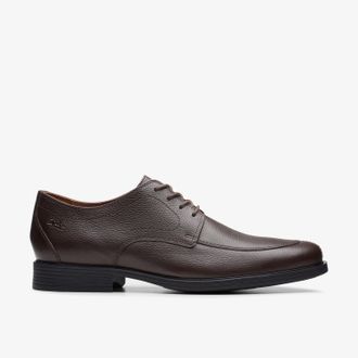 Clarks Whiddon Apron Dark Brn Tumbled