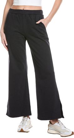 Beyond Yoga Open Ended Mid Rise Wide Leg Pant