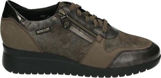 Mephisto Sportieve Lage Damesschoenen Bruin - Dames - Sneakers - Bruin - 40 1/2 EU - Leer - Schoenen