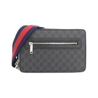 Gucci Pre-owned Cross Body Bags, male, Black, Size: ONE SIZE Pre-owned 822072 Fadja Shoulder bag