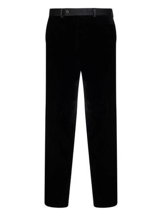 Fendi Pantaloni sartoriali in cotone - Nero