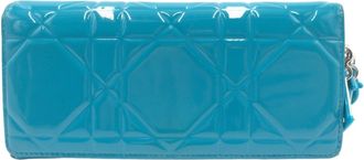 Dior Blue Chain/Shoulder Wallet (Pre-Owned)