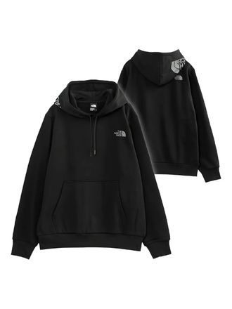The North Face logo hoodie - men - Cotton/Polyester - M - Black