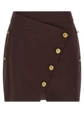 Elisabetta Franchi Cotton Long Womens Skirt