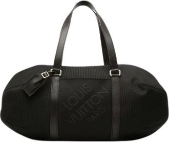 Louis Vuitton Pre-owned Attaquant Weekend Bag - Dames - Pre-owned - Zwart - Maat: ONE Size Leer