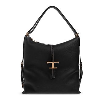 Tod's Tods, Shoulder Bags, female, Black, Size: ONE SIZE T Timeless Shoulder Bag