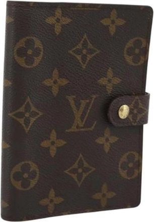 Louis Vuitton Pre-owned Day Planner Cover - Dames - Vintage Accessoires - Bruin - ONE Size - Vintage