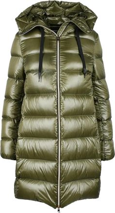 ANNIE PARIS Long Puffer Jacket - Green