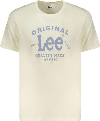 Lee Hombre, Camisetas, Beige, Talla: L