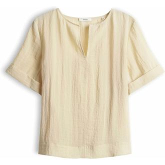 OPUS Filkara Blouse - Dames - Blouses & Shirts - Geel - Maat: M