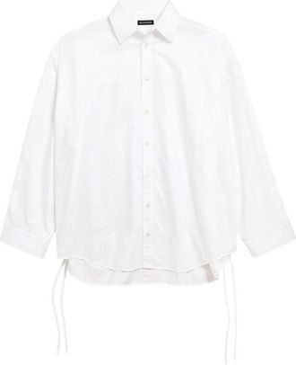 Balenciaga Cotton Lace-Up Shirt
