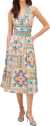 Allison New York Mabel Midi Skirt In Scarf Print