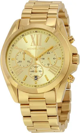 Michael Kors Bradshaw Chronograph Champagne Dial Unisex Watch MK5605