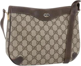 Gucci Pre-owned Cross Body Bags, female, Beige, Size: ONE SIZE Pre-owned Vintage Cross Body Bag