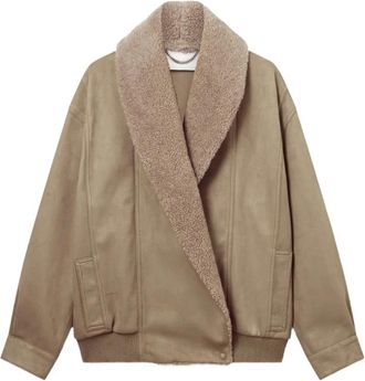 Stella McCartney Outerwear Stella Mccartney - female - Stella McCartney - Bomber Jackets - Beige - XS - Jackets