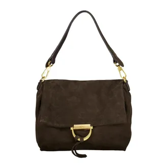 Abro Dames, Tassen, Bruin, Maat: ONE Size Leer