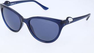Moschino Womens 56 mm Blue Sunglasses