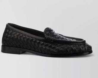 Bottega Veneta leather intrecciato loafers
