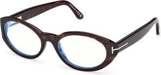Tom Ford Ft6067B 052 Eyeglasses - female - Tom Ford - Glasses - Brown - 54 MM - Accessories