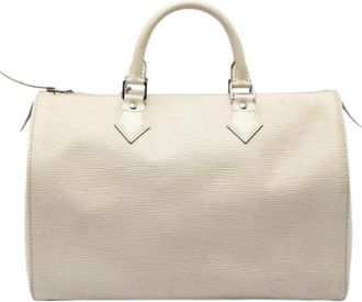 Louis Vuitton Pre-owned Handbags, female, White, Size: ONE SIZE Pre-owned Speedy 35