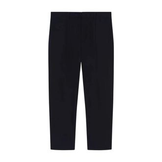 Emporio Armani Straight Trousers, male, Black, Size: XL Stretch Nylon Trousers