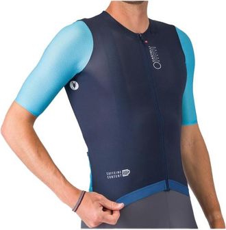 Castelli Corretto Jersey Velotrikot f&uuml;r Herren | blau