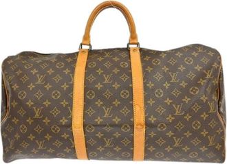 Louis Vuitton Pre-owned Weekend Bags, unisex, Brown, Size: ONE SIZE Pre-owned Keepall Bag