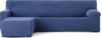 Eysa Funda de sofá chaise longue izquierda b/c azul 250 - 360 cm