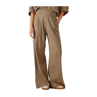 By-Bar Amsterdam Broeken, Dames, Bruin, XS, Lurex Pant voor Glamoureuze Outfits