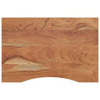 Berkfield Home Desk Top 100x60x2.5 cm Rectangular Solid Wood Acacia in Brown